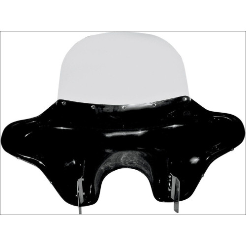 PartzBiz HD: 4414535-Hoppe Vanilla Zilla Non Audio Detachable Batwing Fairing Harley FLSTN Deluxe | HDF-SFTDX-VN