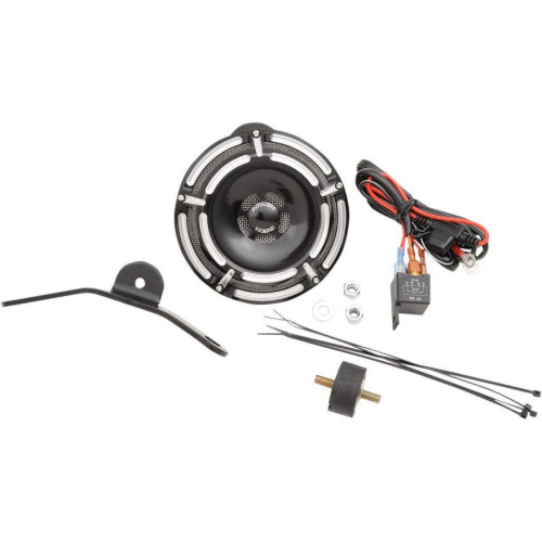 PartzBiz HD: 4414497-Arlen Ness Slot Track Gloss Black 110db Horn Harley 91-15 Sportster XL Models | 70-216