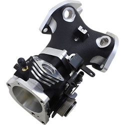 PartzBiz HD DS10220245 - Horsepower Inc 55mm Throttle Body 1.66" Intake Stock Fit Harley Twin Cam 06-17 1022-0235 10220235 HPI-58D6-18 electra road street glide king narrow super wide dyna softail night train heritage fat boy bob slim best for upgrade efi