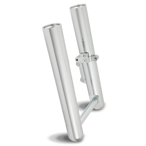 PartzBiz HD: 4414474-Arlen Ness Hot Fork Legs Lower Sliders Smooth Chrome Harley Softail 07-15 FLST | 06-550
