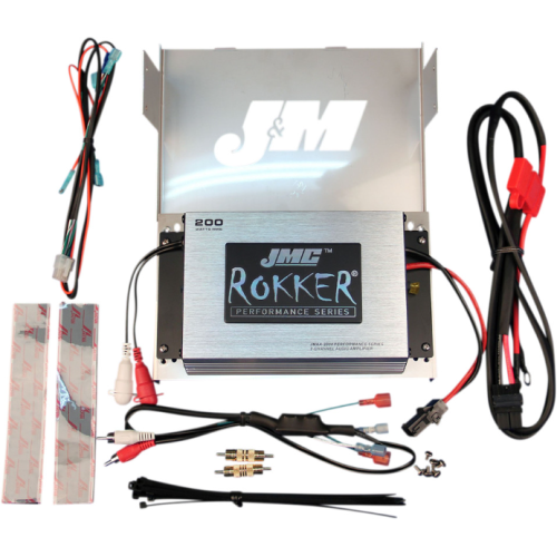 PartzBiz HD: 4414392-J&M JMC ROKKER 200 W 2-Channel Amplifier Kit Harley Batwing 98-13 PartzBiz HD: 4414392-J&M JMC ROKKER 200 W 2-Channel Amplifier Kit Harley Batwing 98-13