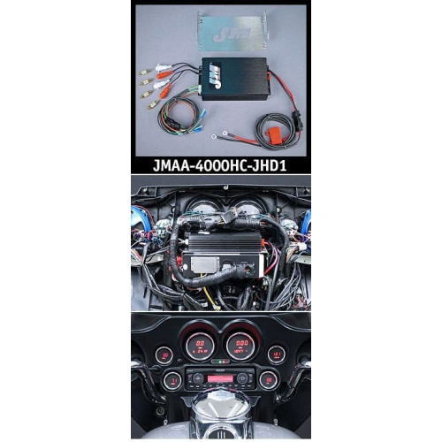 PartzBiz HD: 4414401-J&M JMAA-4000HC-JHD1 Performance 400w 4-CH Amp Kit 98-13 Harley Batwing Street Electra Glide Jensen HD1BT | JMAA-3600HC-JHD1 Touring Bagger Dresser PartzBiz HD: 4414401-J&M JMAA-4000HC-JHD1 Performance 400w 4-CH Amp Kit 98-13 Harley Batwing Street Electra Glide Jensen HD1BT | JMAA-3600HC-JHD1 Touring Bagger Dresser