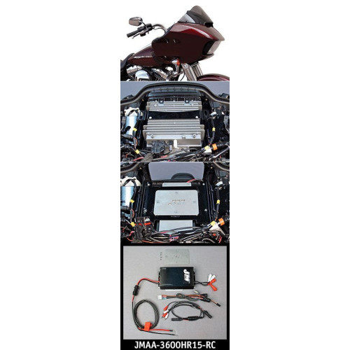 PartzBiz HD: 4414405-J&M JMAA-4000HR15-RC Performance Series 400w RMS 4-CH Amp Kit 15-19 Harley FLTR Road Glide Touring Bagger Dresser | เจเอ็มเอเอ-3600HR15-RC PartzBiz HD: 4414405-J&M JMAA-4000HR15-RC Performance Series 400w RMS 4-CH Amp Kit 15-19 Harley FLTR Road Glide Touring Bagger Dresser | เจเอ็มเอเอ-3600HR15-RC