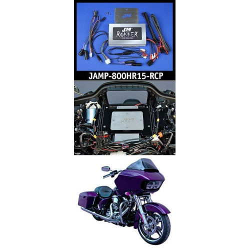 PartzBiz HD: 4414359-J&M ROKKER XXRP 800w 4-CH DSP Programmable Amp 15-20 Harley FLTR Rears / Lowers JAMP-800HR15-RCP 4405-0638 44050638 best for davidson sound system upgrade