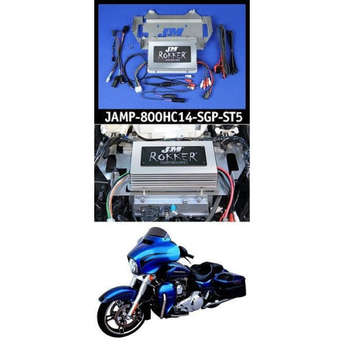 PartzBiz HD: 4414360-J&M ROKKER XXRP 800w 4-CH DSP Stage 5 Amp 14-20 Harley FLHX Rears / Lowers JAMP-800HC14-SGP-ST5 street glide touring davidson best for PartzBiz HD: 4414360-J&M ROKKER XXRP 800w 4-CH DSP Stage 5 Amp 14-20 Harley FLHX Rears / Lowers JAMP-800HC14-SGP-ST5 street glide touring davidson best for