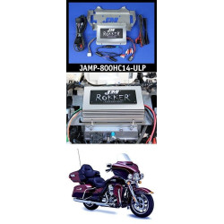PartzBiz HD JAMP-800HC14-ULP - J&M ROKKER XXRP 800w Watt 4 Channel DSP Programmable Amp kit 14-20 Harley Ultra JAMP-800HC14-ULP 4405-0636 44050636 best for davidson upgrade amplifier sound system PartzBiz HD JAMP-800HC14-ULP - J&M ROKKER XXRP 800w Watt 4 Channel DSP Programmable Amp kit 14-20 Harley Ultra JAMP-800HC14-ULP 4405-0636 44050636 best for davidson upgrade amplifier sound system