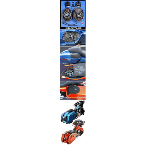 PartzBiz HD: 4414326-J&M ROKKER® XXR 5X7” Saddlebag Lid Speaker Kit High-Output Tweeter Harley 06-17 HDRK-5X7TW-XXR PartzBiz HD: 4414326-J&M ROKKER® XXR 5X7” Saddlebag Lid Speaker Kit High-Output Tweeter Harley 06-17 HDRK-5X7TW-XXR