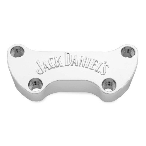 PartzBiz HD: 4414334-Jack Daniels OLD # 7 Chrome 1" Handlebar Riser Clamp for Harley Bars | 106-246