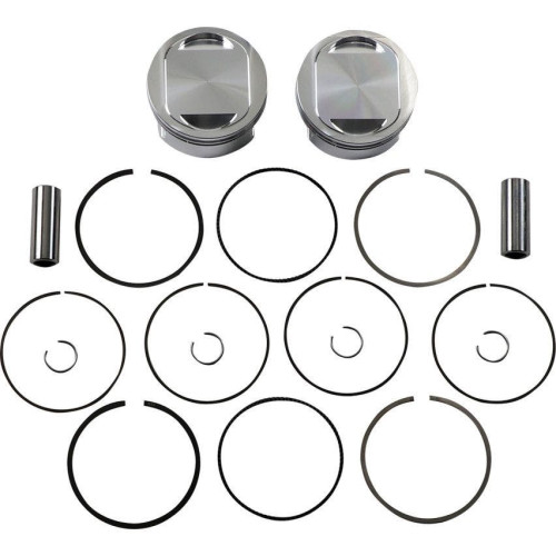 PartzBiz HD: 4414298-JE Pistons 324716 Dome 95" Big Bore Piston Set for 88" Harley Twin Cam 99-06 best new engine motor performance upgrade forged touring bagger dresser softail dyna motorcycle replacement big bore PartzBiz HD: 4414298-JE Pistons 324716 Dome 95" Big Bore Piston Set for 88" Harley Twin Cam 99-06 best new engine motor performance upgrade forged touring bagger dresser softail dyna motorcycle replacement big bore