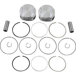 PartzBiz HD DS09106007 - JE Pistons 370243 Dome 3.937" 107ci Big Bore Piston Set Harley M8 17-Up best new engine motor performance upgrade forged touring bagger dresser softail dyna motorcycle replacement big bore PartzBiz HD DS09106007 - JE Pistons 370243 Dome 3.937" 107ci Big Bore Piston Set Harley M8 17-Up best new engine motor performance upgrade forged touring bagger dresser softail dyna motorcycle replacement big bore