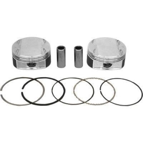 PartzBiz HD: 4414263-JE Pistons 370243 Dome 3.937" 107ci Big Bore Piston Set Harley M8 17-Up best new engine motor performance upgrade forged touring bagger dresser softail dyna motorcycle replacement big bore PartzBiz HD: 4414263-JE Pistons 370243 Dome 3.937" 107ci Big Bore Piston Set Harley M8 17-Up best new engine motor performance upgrade forged touring bagger dresser softail dyna motorcycle replacement big bore