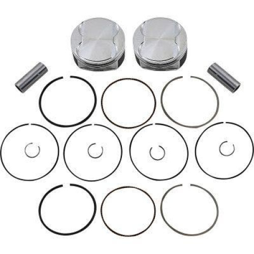 PartzBiz HD: 4414264-JE Pistons 370243 Dome 3.937" 107ci Big Bore Piston Set Harley M8 17-Up best new engine motor performance upgrade forged touring bagger dresser softail dyna motorcycle replacement big bore PartzBiz HD: 4414264-JE Pistons 370243 Dome 3.937" 107ci Big Bore Piston Set Harley M8 17-Up best new engine motor performance upgrade forged touring bagger dresser softail dyna motorcycle replacement big bore