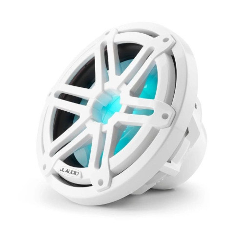 PartzBiz HD: 4414250-ไดร์เวอร์ซับวูฟเฟอร์มารีน JL Audio ขนาด 10 นิ้ว; กระจังหน้าแบบสปอร์ตสีขาวเงาพร้อมไฟ RGB LED PartzBiz HD: 4414250-ไดร์เวอร์ซับวูฟเฟอร์มารีน JL Audio ขนาด 10 นิ้ว; กระจังหน้าแบบสปอร์ตสีขาวเงาพร้อมไฟ RGB LED