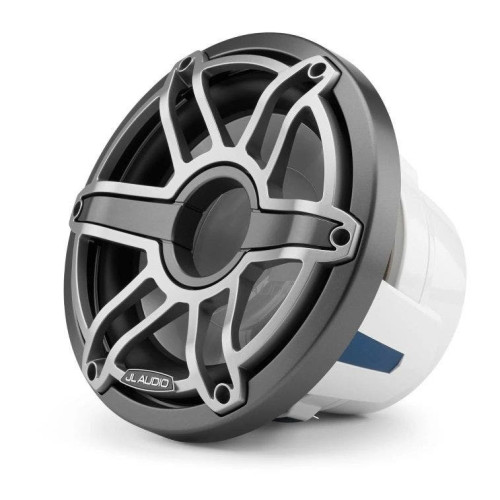 PartzBiz HD: 4414254-JL Audio 10-Inch Marine Subwoofer Driver Metallic Gray Trim Sport Grille; 4?