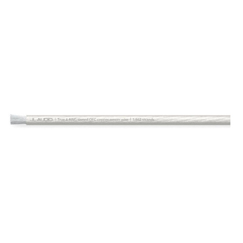PartzBiz HD: 4414259-JL Audio 100ft Spool of Clear Power Wire; 4 AWG PartzBiz HD: 4414259-JL Audio 100ft Spool of Clear Power Wire; 4 AWG