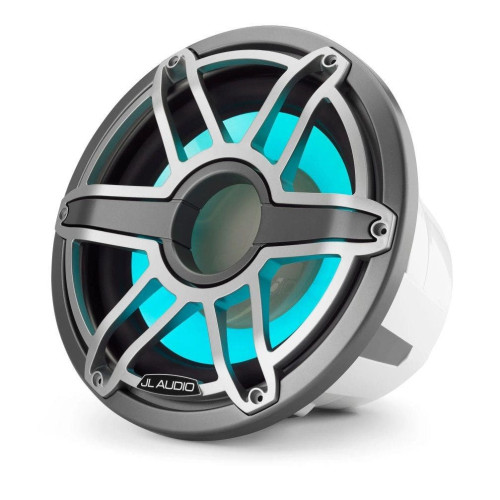 PartzBiz HD: 4414223-JL Audio 12-Inch Marine Subwoofer Driver W/Transflective LED Lighting Gray Metallic PartzBiz HD: 4414223-JL Audio 12-Inch Marine Subwoofer Driver W/Transflective LED Lighting Gray Metallic