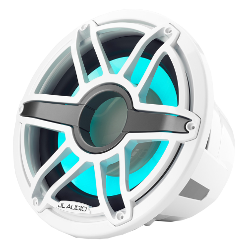 PartzBiz HD: 4414227-JL Audio 12" Marine Subwoofer w/RGB LED Lighting Sport Grille Gloss White