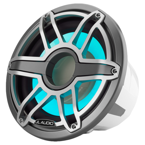 PartzBiz HD: 4414228-JL Audio 12" Marine Subwoofer w/RGB LED Lighting Sport Grille Gunmetal
