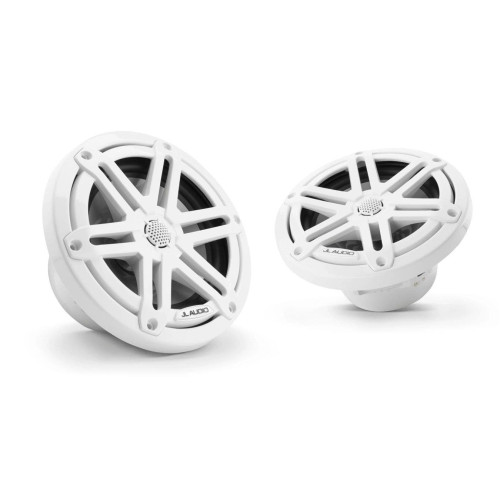 PartzBiz HD: 4414220-JL Audio 6.5-Inch Marine Coaxial Speakers Gloss White Sport Grille