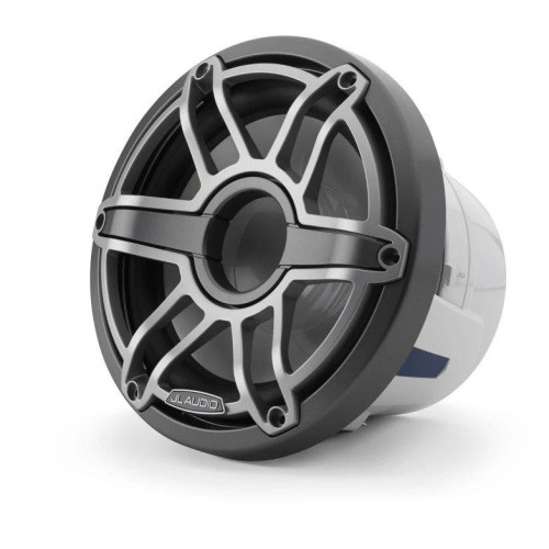 PartzBiz HD: 4414168-JL Audio 8-Inch Marine Subwoofer Driver Metallic Gray Trim Sport Grille; 4?