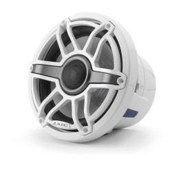 PartzBiz HD JL-M6-880X-S-GwGw - JL Audio M6 8.8-inch Marine Boat Coaxial Speaker Set w/ White Sport Grilles