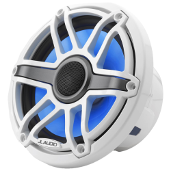 PartzBiz HD JL-M6-650X-S-GmTi-i - JL Audio M6 Series 6.5" Marine Speakers w/LED Lights - Gunmetal