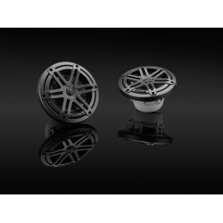 PartzBiz HD JL-M3-650X-S-Gm - JL Audio Marine Boat M3 6.5-inch Cockpit Coaxial System Titanium Sport Grilles M3-650X-S-Gm