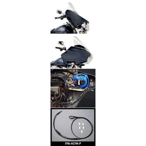 PartzBiz HD: 4414063-J&M Flexpower Passive Am/Fm/Wb Antenna Harley-Davidson Classic/Roadglide 1989-2013  | FPA-HCFM-P