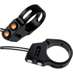 PartzBiz HD DS20201301 - Joker Machine สีดำ 41 มม. LED ด้านหน้า Rat Eye Amber Turn สัญญาณ Harley | 05-200-2B PartzBiz HD DS20201301 - Joker Machine สีดำ 41 มม. LED ด้านหน้า Rat Eye Amber Turn สัญญาณ Harley | 05-200-2B
