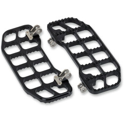 PartzBiz HD DS16210631 - Joker Machine Black Aluminum Serrated Floorboards for Harley FL Touring Softail - 08-640-1B PartzBiz HD DS16210631 - Joker Machine Black Aluminum Serrated Floorboards for Harley FL Touring Softail - 08-640-1B