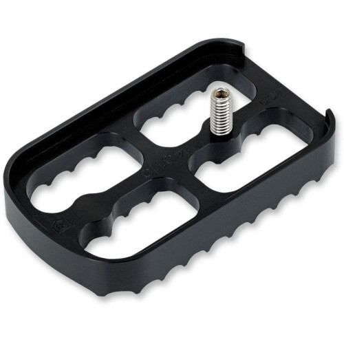 PartzBiz HD: 4414003-Joker Machine Black Anodized Serrated Brake Pad for Harley FL Touring / Softail - 08-641B PartzBiz HD: 4414003-Joker Machine Black Anodized Serrated Brake Pad for Harley FL Touring / Softail - 08-641B