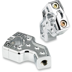 PartzBiz HD DS06020722 - Joker Machine Chrome 2.5 Rise 1.5 Pullback Machined Risers for Harley & Custom - 03-866C PartzBiz HD DS06020722 - Joker Machine Chrome 2.5 Rise 1.5 Pullback Machined Risers for Harley & Custom - 03-866C