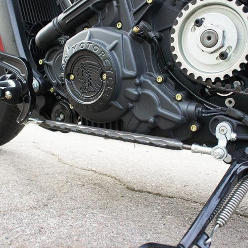 PartzBiz HD: 4413988-Joker Machine Chrome Adjustable Shift Rod Indian Scout Octane 15-20 30-810-3 1601-0498 16010498 bobber sixty abs ที่ดีที่สุดสำหรับการซ่อมแซมทดแทนแบบกำหนดเอง