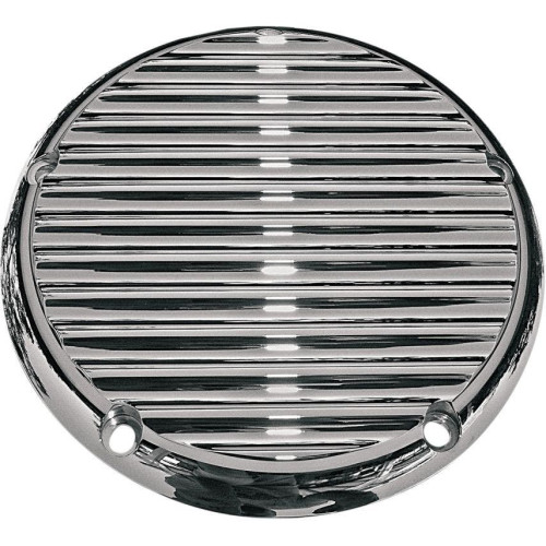 PartzBiz HD: 4413948-Joker Machine Chrome Finned 5 Hole Derby Cover สำหรับ Harley Big Twin Cam 99-16 | 06-99FN PartzBiz HD: 4413948-Joker Machine Chrome Finned 5 Hole Derby Cover สำหรับ Harley Big Twin Cam 99-16 | 06-99FN