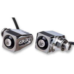 PartzBiz HD DS20201425 - Joker Machine Chrome Single Rat Eye ไฟเลี้ยว LED สีแดง Harley & Metric | 05-206-RC PartzBiz HD DS20201425 - Joker Machine Chrome Single Rat Eye ไฟเลี้ยว LED สีแดง Harley & Metric | 05-206-RC