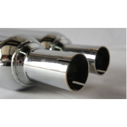 PartzBiz HD JFB-JPT31230MC134 - Jones Exhaust Full Boar Straight Cut Slip-On Muffler 1.75 Baffle Harley FL 95-16 | JPT31230MC134