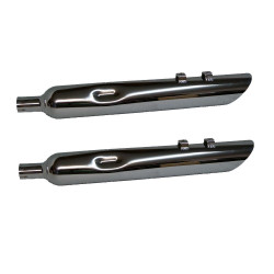 PartzBiz HD JFB-JAC430MC - ท่อไอเสีย Jones JAC430MC Full Boar Angle Cut Slip-On Muffler No Baffle 95-16 FLH PartzBiz HD JFB-JAC430MC - ท่อไอเสีย Jones JAC430MC Full Boar Angle Cut Slip-On Muffler No Baffle 95-16 FLH