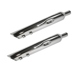 PartzBiz HD JFB-JAC430MCRV250 - ท่อไอเสีย Jones JAC430MCRV250 Full Boar Reverse Angle Cut Slip-On Mufflers 2.5” Baffle 95-16 FLH PartzBiz HD JFB-JAC430MCRV250 - ท่อไอเสีย Jones JAC430MCRV250 Full Boar Reverse Angle Cut Slip-On Mufflers 2.5” Baffle 95-16 FLH