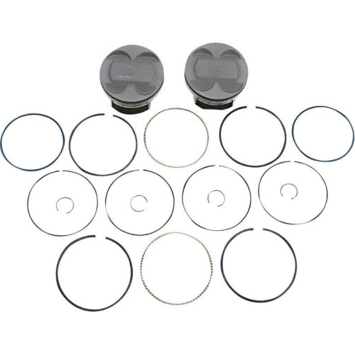 PartzBiz HD: 4413899-KB Performance Piston Kit 124" Standard Harley 107" Milwaukee Eight M8 17-Up PartzBiz HD: 4413899-KB Performance Piston Kit 124" Standard Harley 107" Milwaukee Eight M8 17-Up