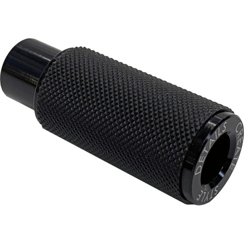 PartzBiz HD: 4413869-Kens Factory KFP-03 Black Next Level Knurled Shifter Peg Harley & Custom