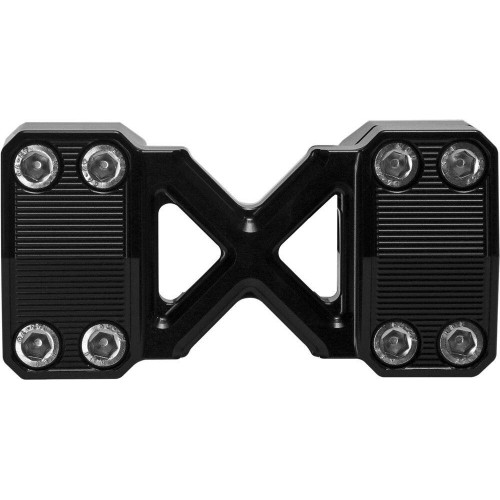 PartzBiz HD: 4413875-Kens Factory KFR-02 Black Next Level Straight X-Riser 8 ” Harley & Custom