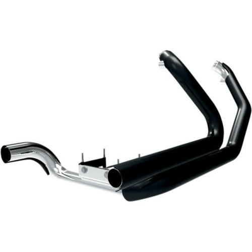 PartzBiz HD: 4413861-Khrome Werks 200800A Black HP Plus Crossover Headers Head Pipes Harley 95-08 | 200800A