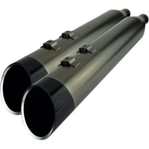 PartzBiz HD: 4413829-Khrome Werks 202655 HP Plus Smoke Chrome Edge 4.5 Slip-On Mufflers Harley M8 17+ | 202655 PartzBiz HD: 4413829-Khrome Werks 202655 HP Plus Smoke Chrome Edge 4.5 Slip-On Mufflers Harley M8 17+ | 202655