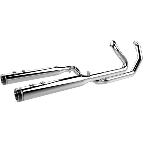 PartzBiz HD: 4413750-Khrome Werks Chrome 2 Into 2 Full System Exhaust Stepped Header w/ Crossover  | 200630