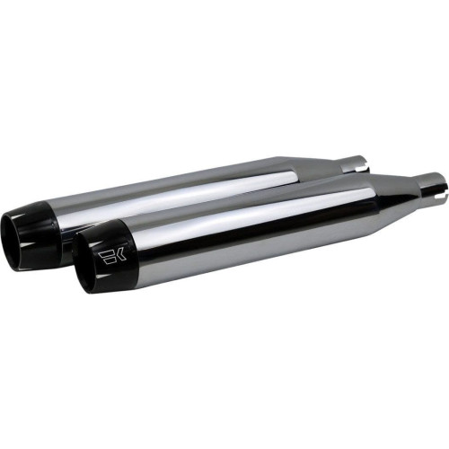 PartzBiz HD: 4413753-Khrome Werks Chrome 3.5" Softail Slip-On Muffler Harley Milwaukee 8 FL FX 18-20 | 202500 PartzBiz HD: 4413753-Khrome Werks Chrome 3.5" Softail Slip-On Muffler Harley Milwaukee 8 FL FX 18-20 | 202500