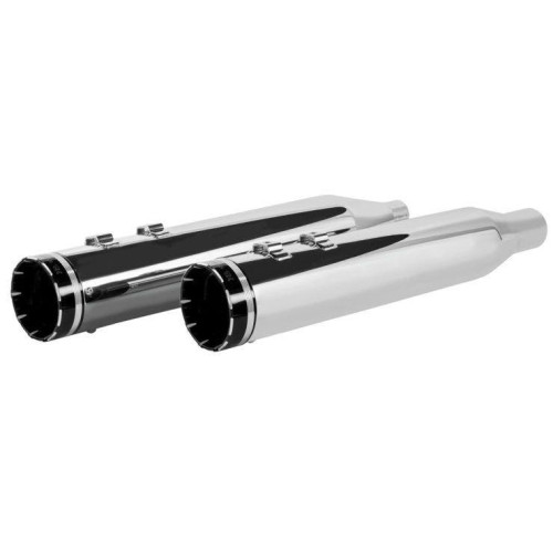 PartzBiz HD: 4413756-Khrome Werks Chrome 4.5" HP-Plus Slip-Ons Chrome Tracer Tip Harley M8 Touring 17+ | 202735 PartzBiz HD: 4413756-Khrome Werks Chrome 4.5" HP-Plus Slip-Ons Chrome Tracer Tip Harley M8 Touring 17+ | 202735