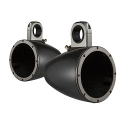 PartzBiz HD DS44050601 - Kicker 43KMTES8B Black 8" Round Empty Speaker Enclosures Clamp On Boat Jeep UTV tube Mount Bar Speakers radio Stereo audio sound system upgrade 8 inch utv atv boat waterproof outdoor PartzBiz HD DS44050601 - Kicker 43KMTES8B Black 8" Round Empty Speaker Enclosures Clamp On Boat Jeep UTV tube Mount Bar Speakers radio Stereo audio sound system upgrade 8 inch utv atv boat waterproof outdoor