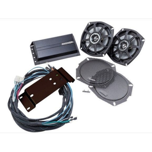 PartzBiz HD: 4413660-Kicker 46HDR982 5.25" Fairing Speaker & Amplifier System Harley Road Glide 98-13 FLT FLTR Custom Audio Sound Stereo Upgrade Replacement Loud Best aftermarket Front Fairings Touring Bagger 5-1/4 Inch Wiring Harness Brackets Mounts PartzBiz HD: 4413660-Kicker 46HDR982 5.25" Fairing Speaker & Amplifier System Harley Road Glide 98-13 FLT FLTR Custom Audio Sound Stereo Upgrade Replacement Loud Best aftermarket Front Fairings Touring Bagger 5-1/4 Inch Wiring Harness Brackets Mounts