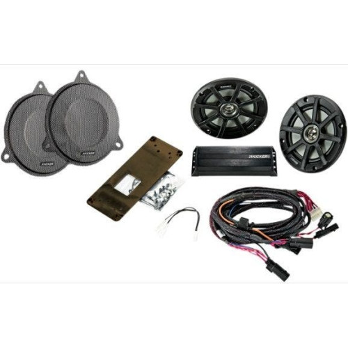 PartzBiz HD: 4413662-Kicker 46HDS962 5.25" Fairing Speaker & Amplifier System Harley FLHT FLHX 96-13 Custom Audio Sound Stereo Upgrade Replacement Loud Best aftermarket Front Fairings Touring Bagger 5-1/4 Inch Wiring Harness Brackets Mounts PartzBiz HD: 4413662-Kicker 46HDS962 5.25" Fairing Speaker & Amplifier System Harley FLHT FLHX 96-13 Custom Audio Sound Stereo Upgrade Replacement Loud Best aftermarket Front Fairings Touring Bagger 5-1/4 Inch Wiring Harness Brackets Mounts