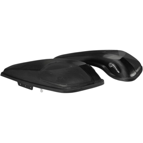 PartzBiz HD: 4413664-Kicker 46HDBL69 Saddle Bag Speaker Lids Only Harley FLHT 14-Up 4405-0590 44050590 Electra Glide Standard FLHT; Street Glide FLHX; Road Glide Custom FLTRX; Road Glide Ultra FLTRU Custom Audio Sound Stereo Upgrade Replacement Loud Best aftermarket